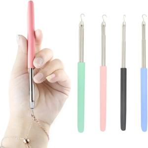 보석 팔찌 목걸이 패스너 시계 스트랩 도우미 걸쇠 착용 보조 교수형 장치에 대 한 1 PC 도구 후크