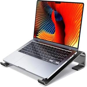 노트북 스탠드 인체 공학적 냉각 브래킷 MacBook 용 알루미늄 합금 데스크탑 홀더 Lenovo HP Dell XPS 10-18 인치 노트북 컴퓨터