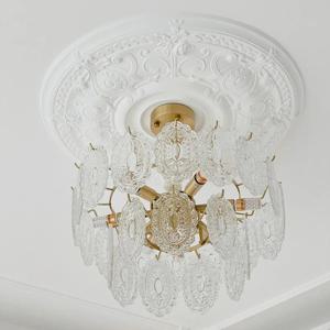 PU 램프 플레이트 기본 모델 장식 천장 모조 석고 장식 폴리우레탄 폼 몰드