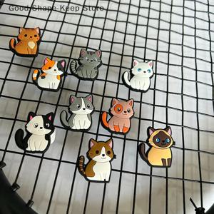 만화 고양이 테니스 라켓 댐퍼 - 진동 감소를 위한 실리콘 충격 흡수 장치 - 어린이와 성인을 위한 귀여운 디자인 - 1PCS 세트