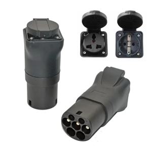 470Ω V2L Type2 전기차 방전기 EV 어댑터 (여성) - 슈코 / 220V 범용 소켓 (MGZS MG4 MG5 Marvel R 용)