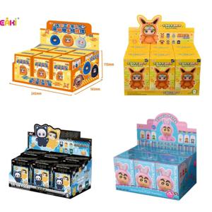 오리지널 EAKI 나루토 블라인드 박스 주술회전: 부리펜트 귀여운 야수 파티 시리즈 비닐 플러시 인형 장난감 어린이 선물