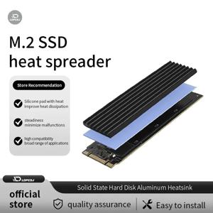 LDPCSJ M.2 SSD 방열판 M2 2280 솔리드 스테이트 하드 디스크 알루미늄 라디에이터 열 실리콘 패드 포함 PS5 데스크탑 PC NGFF NVME