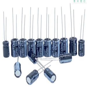 알루미늄 전해 콘덴서 1UF 2.2UF 4.7UF 10UF 1000UF 22UF 33UF 47UF 470UF 100UF 220UF 6.3V 10V 16V 25V 35V 50V 400V 450V