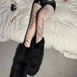 2000년대 클래식 Y2K 스타일 귀여운 프린트 점프수트 여성용 일본풍 스윗 카와이 슬림 삭스 로리타 허벅지까지 오는 양말 에모 걸스