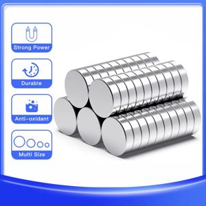 초강력 자석 라운드 디스크 냉장고 용 강력한 자석 홈 오피스 공예 5x2 6x2 8x2 10x3 12x3 15x2