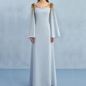 맞춤형 저지 스팽글 A 라인 롱 드레스 맞춤형 행사 럭셔리 이브닝 가운 화려한 반짝이 고품질