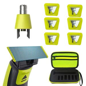1-10 PCS 마찰 방지 면도기 블레이드 헤어 트리머 블레이드 헤드 면도기 블레이드 필립스 Norelco OneBlade 용 면도기 클리퍼