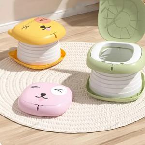 휴대용 접이식 유아용 변기, 아기/어린이/차량/캠핑/실내/실외/욕실용 배변 훈련 변기