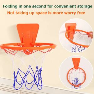 실내 농구대 슈팅 스탠드 벽걸이형 어린이 접이식 가정용 농구대 소형 바구니 실내 훈련