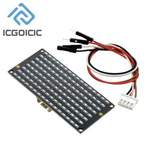 8*16 LED 매트릭스 디스플레이 모듈 – Arduino, Micro:bit 및 Raspberry Pi DIY 프로젝트용 I2C 인터페이스, 3.3V~5V