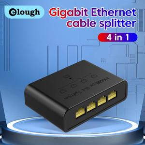 Elough 5포트 기가비트 네트워크 스위치 이더넷 RJ45 네트워크 포트 네트워크 케이블 연결 스위치 네트워크 분배기 케이블 확장기