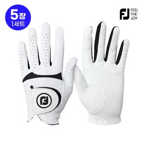 [5장 세트] 아쿠쉬네트 정품 풋조이 플렉스 FLX 남성 골프장갑