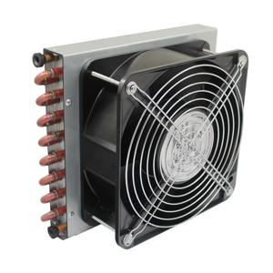 소형 쉘 콘덴서 라디에이터 냉장고 냉동고 수냉식 알루미늄 핀 및 팬 공냉식 구리 튜브 열교환기