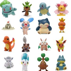 포켓몬 Bulbasaur Froakie Sandygast Torchic Rockruff Charmander 피규어 장난감 Squirtle Chespin Plusle 입상 모델 인형 선물