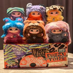 와쿠쿠 트렌디 파티 시리즈 블라인드 박스 여자아이 선물 핸드메이드 인형 블라인드 박스 열쇠고리 서프라이즈 재미있는 선물 어린이날 선물