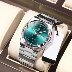 2026 캐주얼 비즈니스 패션 쿼츠 손목시계 골드 무브먼트 시계 남성용 럭셔리 시계 자동 시계 남성용 선물 시계