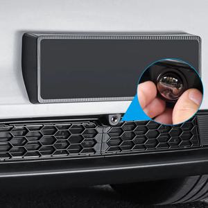테슬라 2025 사이버트럭/테슬라 모델 Y 주니퍼/모델 S/3 2025 렌즈 보호 커버용 프론트 범퍼 카메라 렌즈 가드 PC 보호대