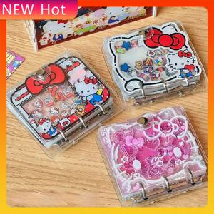 귀여운 만화 고양이 카드북, 고급스러운 디자인의 3인치 아크릴 루즈리프, 유명인사 카드, 여자아이 생일 선물 보관 가능