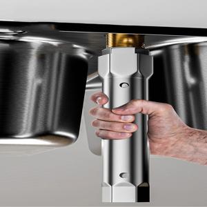 23-27mm 34-40mm 파이프 스패너 소켓 렌치 래칫 싱크 수도꼭지 배수 설치 핸드 툴 렌치 액세서리 도매