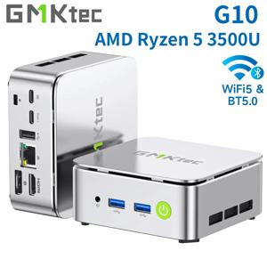 GMKtec G10 미니 PC AMD Ryzen 5 3500U (N150/N97 보다 우수) 2.5GbE NIC LAN, 데스크톱 미니 컴퓨터 WiFi 5, Type-C, 트리플 4K 디스플레이