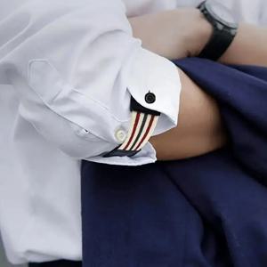 1 쌍 칼라 확장 버클 셔츠 정장 넥타이에 맞게 조절 가능한 다기능 버튼 재사용 가능한 유연한 버클 액세서리