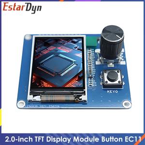 회전 인코더 EC11이 포함된 2.0인치 TFT LCD 디스플레이, Arduino ESP32 Raspberry Pi DIY 프로젝트용 IIC SPI 인터페이스