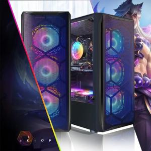 홈.홈.게이밍 데스크탑 PC, 라데온 RX 580 8G GDDR5, 코어 i7 최대 3.9G, 16G 램, 1T SSD