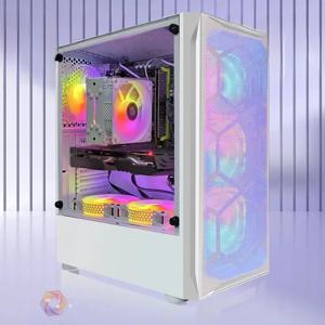 게이밍 데스크탑, RX 590 8G GDDR5, 제온 E5 2.5G 최대 3.3G, 32G 메모리, 1T SSD, 600M WiFi, BT 5.0, RGB 팬 x 6