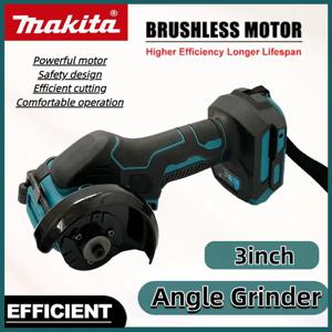 마키타 브러시리스 3인치 미니 앵글 그라인더 무선 전동 절단기 원형 톱 파워 툴 마키타 18V 배터리용