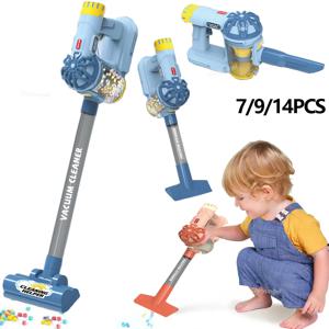 어린이 진공 청소기 장난감 유아를위한 현실적인 청소 놀이 집안일을 배우는 방법 소년 소녀 선물을위한 교육 장난감