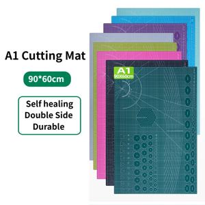 A1 대형 커팅 매트, 셀프 힐링 양면 A1 커팅 패드, 공예용 실루엣 그린 재봉 커팅 매트