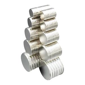 초강력 네오디뮴 자석 원형 디스크 강력한 NdFeB 자석 냉장고 가정 사무실 공예 건축용 5x2 6x2 8x2 10x3 12x3 15x2