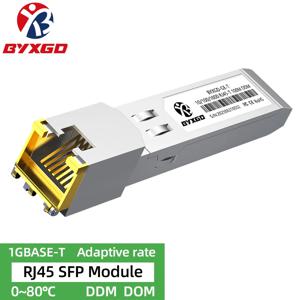 10/100/1000M 어댑티브 BASE-T RJ45 SFP 모듈 아리스타/델/시스코 스위치/라우터용 SFP에서 RJ45 이더넷 모듈 구리 트랜시버