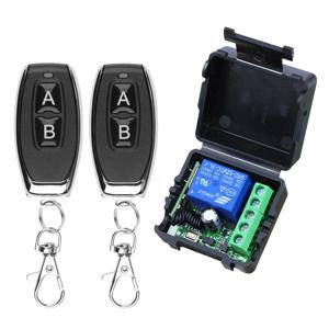 10A 릴레이 수신기 미니 모듈 리모컨 433Mhz 범용 게이트 리모컨 스위치 DC 12V 또는 게이트 LED 차고 문