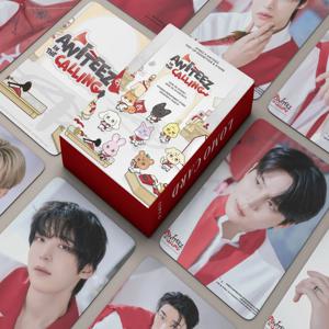 55개 Kpop 아이돌 에이티즈 새 앨범 ANITEEZ IN THE CALLING 팝업 HD 포토카드 로모 카드 성화 홍주영 윤호 민기 팬 선물