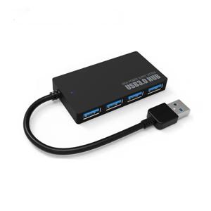고속 USB 2.0 허브 4포트 데이터 케이블 분배기 어댑터 향상된 연결성을 위한 멀티 시스템 플러그 앤 플레이 확장기
