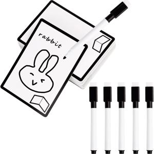 50개 재사용 가능한 드라이 지우개식 MTG 토큰(마커 포함) 양면 MTG 프로시 카드, MTG, DND DIY 블랭크 카드 게임 액세서리용