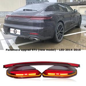 포르쉐 파나메라 970 2010-2016용 자동차 후미등 테일 라이트 LED 후진 브레이크 라이트 970.1 970.2 업그레이드 971 스타일링 테일라이트