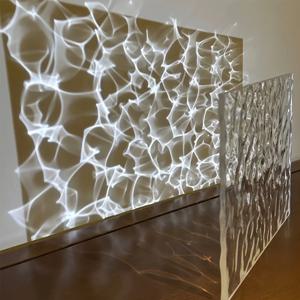 3MM 물결무늬 아크릴 사진 배경 - 사실적인 물 효과, 부드러운 질감 고품질 아크릴 패널