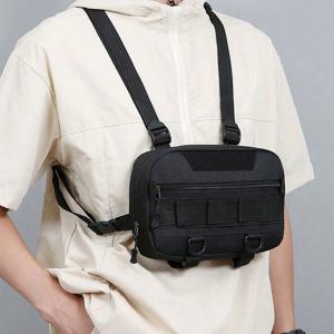 전술 몰리 체스트 백 스포츠 나일론 아웃도어 등산 여행 조끼 가방 전술 스타일 대용량 백팩