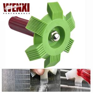 범용 자동차 라디에이터 콘덴서 핀 빗 에어컨 코일 스트레이트 너 핸드 청소 도구 자동 냉각 시스템 수리