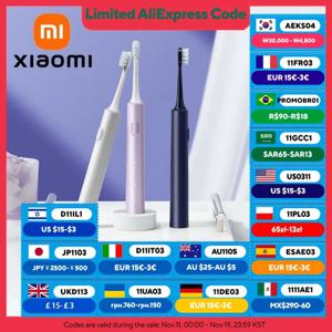 XIAOMI MIJIA 전기 음파 칫솔 T302 USB 충전 성인용 충전식 방수 전자 미백 치아 칫솔