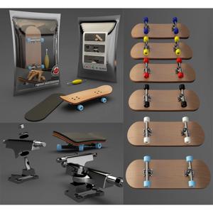 전문 손가락 스케이트 보드 5 층 메이플 우드 베어링 합금 휠 손가락 끝 스케이트 보드 장소 Swingable 장난감