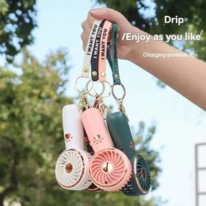 2025 여름 새로운 미니 미니 팬 귀여운 만화 휴대용 충전 USB 휴대용 팬 학생 야외 팬 bladeless 팬 천장 팬