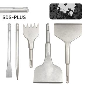 5PC SDS PLUS 라운드 생크 타일 삽 전기 해머 Chise 벽 콘크리트 충격 드릴 5 치아 드릴 비트 Masonry SlottingTool
