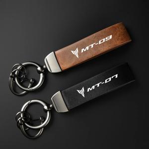 키 체인 오토바이 프리미엄 가죽 키 체인 Yamaha MT01 MT09 MT07 MT10 MT03 MT 01 09 07 03 10 MT-01 MT-10 MT-03 액세서리