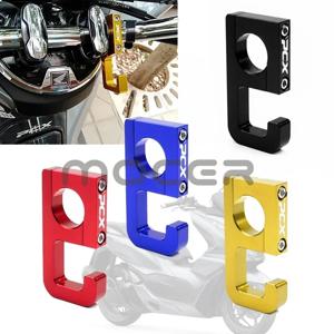 오토바이 22MM CNC 알루미늄 합금 핸들 바 수하물 헬멧 후크 혼다 PCX150 PCX160 PCX 160 150 125 2014-2021 모토 부품