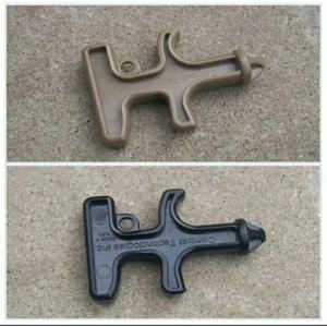 휴대용 자기 방어 스팅어 드릴 보호 전술 보안 야외 도구, 다기능 개인 키 체인, 남녀공용, 4 개