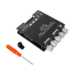 ZK-TB21 Bluetooth 5.0 서브우퍼 증폭기 보드 50W*2+100W 2.1 채널 전력 오디오 스테레오 베이스 앰프